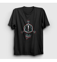 Presmono Unisex Siyah Neon Logo Panic! at the Disco T-Shirt 72993tt