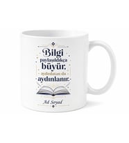 İsme Özel Uzman Yazılı Kupa Bardak Hediye Özel Tasarım Baskılı Porselen Mug