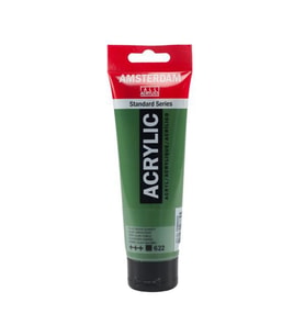 Talens Amsterdam Akrilik Boya 120 ml. 622 Olive Green Deep 