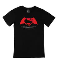 Batman & Superman Siyah Tişört