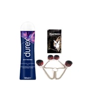 Durex Extreme AnalJel 50 ml + Kırmızı Deri El ve Ayak Kelepçesi + Hediye