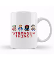 Simplified Stranger Things Pixellated Kids Kupa Bardak Porselen