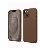 Apple İphone 14 Kılıf First Silikon - Kahverengi