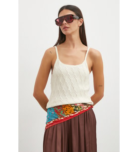 Askılı Crop Triko