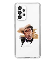 Samsung Galaxy A32 Uyumlu Tony Montana Scarface Desenli Şeffaf Telefon Kılıfı