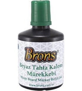 Brons Tahta Kalem Mürekkebi 100 CC Yeşil BR-355
