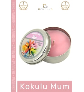 #Mum Dekoratif Hediyelik Şık Modern Tasarım Metal Kutu Kokulu Mum Oda Kokusu 120G Teneke Kutu