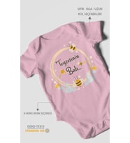 Teyzesinin Balı Kısa Kollu Bebek Body %100 Pamuk