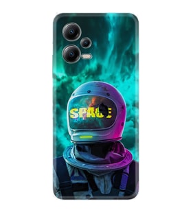 Xiaomi Poco X5 5g Kılıf Resimli Desenli Silikon Platinium Series Space 1814