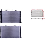 Mercedes-Benz 190 W201 2.0 D2.0 E2.0 1982 Ve Sonrası Uyumlu-Su Radyatörü Brazing Mt-2015001903-WISCO