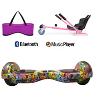 Citymate Elektrikli Kaykay Hoverboard Akıllı Denge 6.5 Inch + HoverKart + Çanta EXTREM PAKET D022
