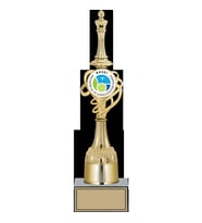 ODAK KUPA - Figürlü Kupalar - Satranç Figürlü Kupalar FG-033 B - 37 cm