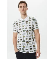 Lacoste Men's Slim Fit Polo T-shirt Erkek Polo Yaka Tişört Beyaz