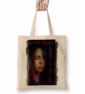 Billie Eilish 015 Bez Çanta Uzun Saplı