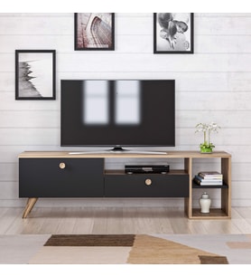 TV Sehpası Pergo Siyah Çırağan 150 cm