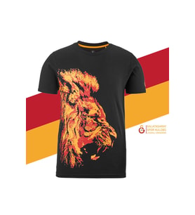Galatasaray Orijinal Lisanslı Aslan Baskılı T-Shirt