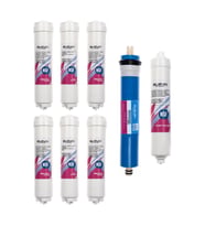 Suzukı Technology 12 Inç Kapalı Kasa Su Arıtma Cihazı 1 Yıllık Tam Set Filtre Takımı (8 Filtre)