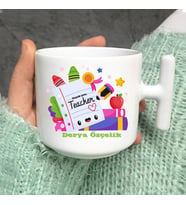 Thank You Teacher Özel T Kulplu Nescafe Fincanı