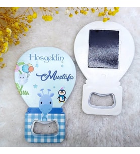 Hayaller Dükkanı 30 Adet Erkek Bebek Magnetler Balon Açacak HDBL33