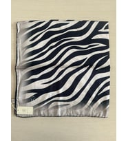 Zebra Desenli Dijital Baskı Rayon Eşarp (Krem)