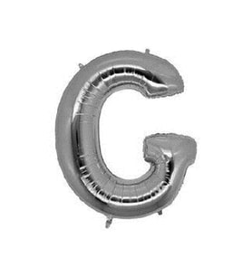 Benim Marifetlerim G Harfi Gümüş Folyo Balon 16 inch 40 cm