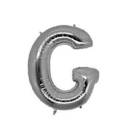 Benim Marifetlerim G Harfi Gümüş Folyo Balon 16 inch 40 cm
