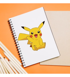 Pikachu Tasarımlı Defter