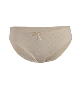 12 Adet Yıldız Bayan Kalpli Ribana Bikini Külot Slip Ten 3576