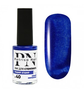 Stamping oje "Tramp Stamp" 40 Parlak Lacivert 8 ml