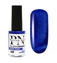 Stamping oje "Tramp Stamp" 40 Parlak Lacivert 8 ml