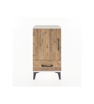 Arges Komodin 2 Raflı Tek Çekmeceli Tek Kapaklı 44x30x80 Aytaşı-Çam