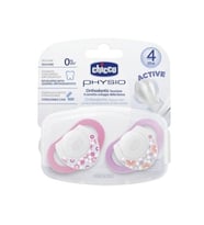 Chicco Emzik Physio Pembe Silikon 4m+ 2'li