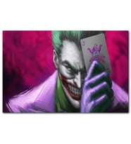 Cakatablo Joker Ve Joker Kartı Yağlı Boya Görseli MDF Tablo