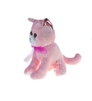 Oyuncak Pelüş Kedi Sevimli Kedi Pembe 30 Cm