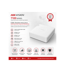 Hikvision 8'li İP Güvenlik Kamerası Seti, Mikrofonlu, Uzaktan İzleme, Gece Görüş