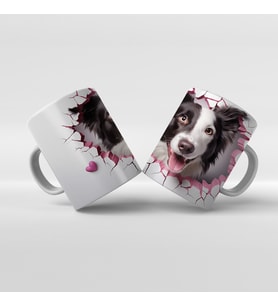 Baskılı Kupa Bardak Sevimli Köpekler - 15