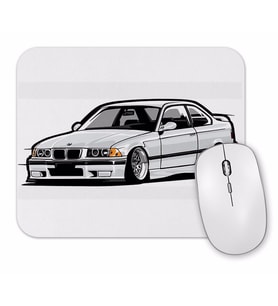 Bmw  Stanced Out E36 Mouse Pad