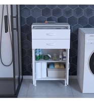 Modilayn SOFT 55 x 99,5 x 32,5 cm Çift Çekmeceli Çok Amaçlı Banyo & Mutfak Dolabı