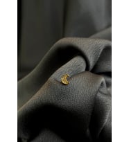 Ay Moon Star Model Piercing Zirkon Taşlı 316L Paslanmaz Çelik Altın Gold Renk