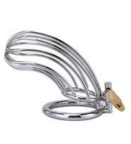 Bonilove Metal Chastity Cage Fetiş Kilitli Penis Kafesi