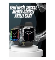 T700S Akıllı Saat 44 mm Unisex Dokunmatik Ekranlı AMOLED Tasarımlı