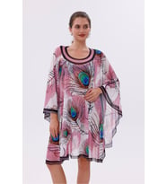 Kısa Kimono Pareo - Tesettür Pareo - Ege Model 180x135 Cm