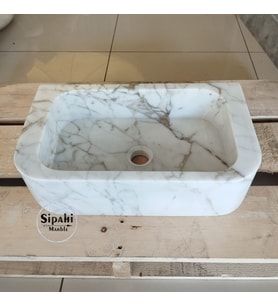 Gold Damarlı Klasik Lavabo