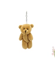 Peluş Ayıcık Anahtarlık, 9 x 5,5 cm - Kahve (STD)