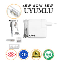 MC026LL/A, MB470LL/A, MB471LL/A MacBook Pro 15-Inch  Adaptör Şarj (Çok Renkli)
