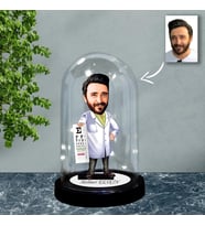 KİŞİYE ÖZEL GÖZ DOKTORU TASARIMLI IŞIKLI KARİKATÜR FANUS BİBLO FN97
