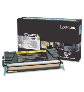 Tonersepeti Lexmark C746 C746A1YG Sarı Orjinal Toner