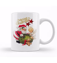 Yılbaşı Yeni Yıl Konseptli Noel Baba Christmas Kupa Bardak Porselen