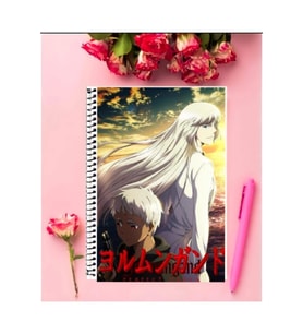 Jormungand Anime Defter 1 Adet Özel Tasarım A4 Boyutu 21*29 Cm Telli Çizgili