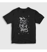Presmono Unisex Çocuk Siyah A Sky Full Of Stars Coldplay T-Shirt 468539tt